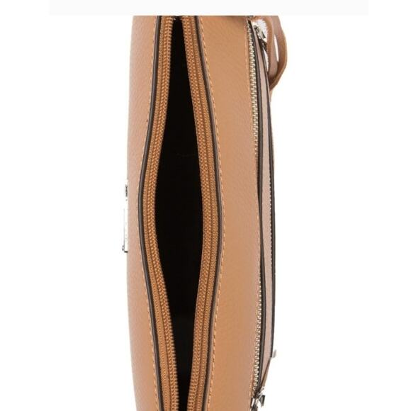 NWT Rebecca Minkoff Mini 5 Zip $195 Crossbody Bag in Almond Bloomingdale's - Picture 7 of 10